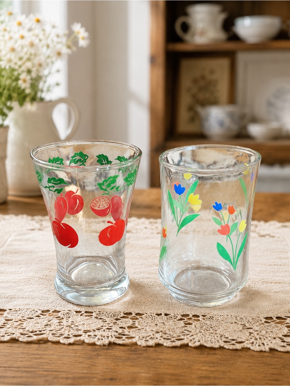Vintage small drinking glasses